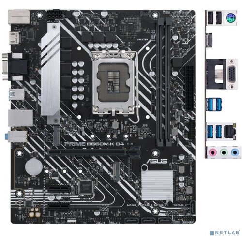 Asus Материнская плата Asus PRIME B660M-K D4 Intel B660, LGA 1700