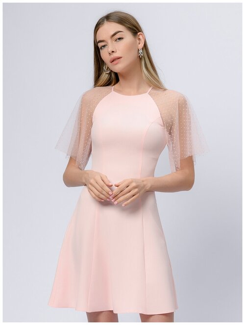 Платье 1001dress, размер 48, розовый