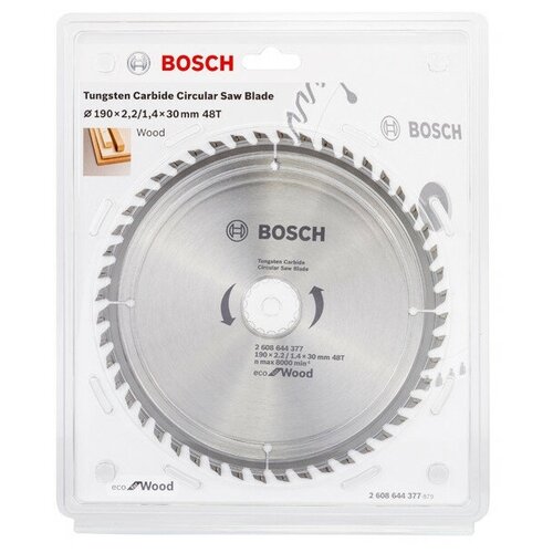 Диск пильный Bosch 190х30х48 Eco (2.608.644.377)