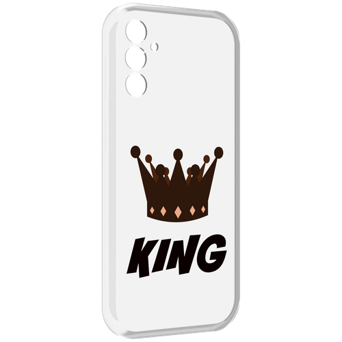 чехол mypads корона короля черный для samsung galaxy xcover pro 1 задняя панель накладка бампер Чехол MyPads корона-короля-черный для Samsung Galaxy M13 задняя-панель-накладка-бампер