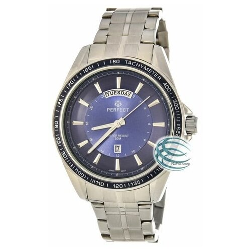 фото Perfect m126-7 корп-хр циф-син браслет