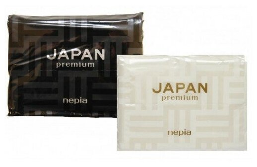 Бумажные носовые платочки, Nepia Japan Premium, бумажные платочки двухслойные (6 упаковок по 10 шт.), Япония