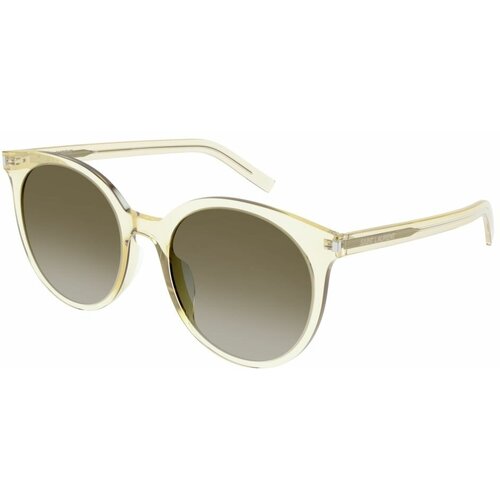 Солнцезащитные очки Saint Laurent, коричневый, бежевый