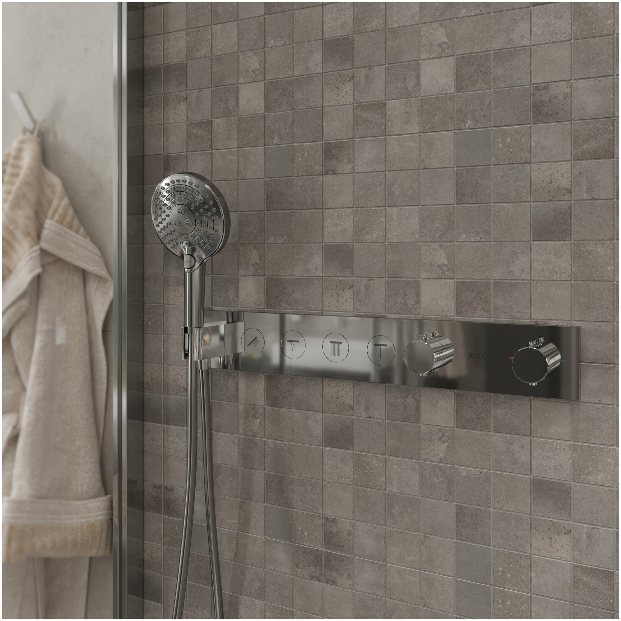 Лейка для душа hansgrohe Raindance Select S 26014000 хром хром круглая 120 мм