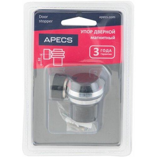 Упор дверной Apecs DS-2762-М-ВLM