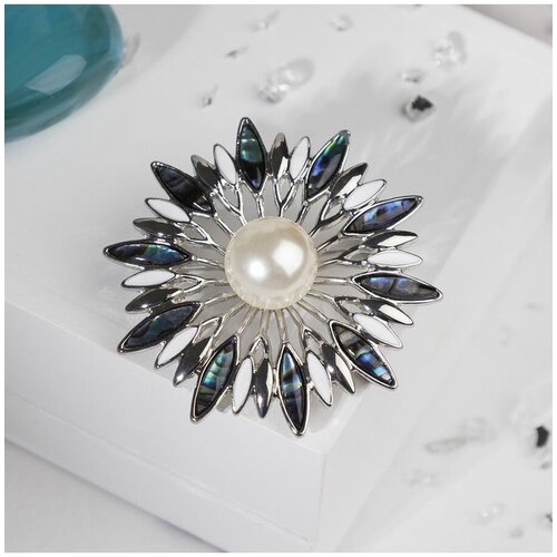 фото Брошь-подвеска "галиотис" солнце с бусиной newstore