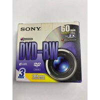 Цифровой оптический диск mini DVD-RW SONY, 60 min, 2,8 Gb.