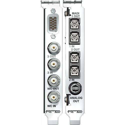 RME HDSPe MADI FX - 390 канальная 24 Bit/192 kHz Triple MADI PCI Express карта опция расширения rme ao4s 192 aio