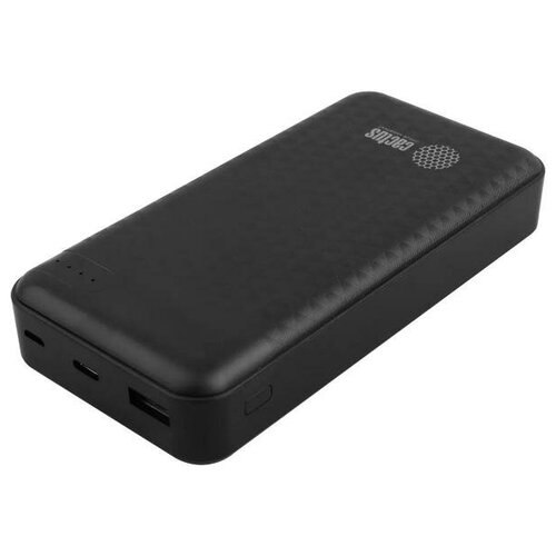 Мобильный аккумулятор Cactus CS-PBFSYT-20000 20000mAh 3A 2xUSB голубой