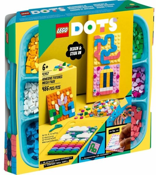 Lego Dots Большой набор пластин-наклеек с тайлами 486 дет. 41957