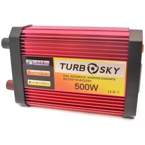 Инвертор TurboSky PI-500 красный/черный