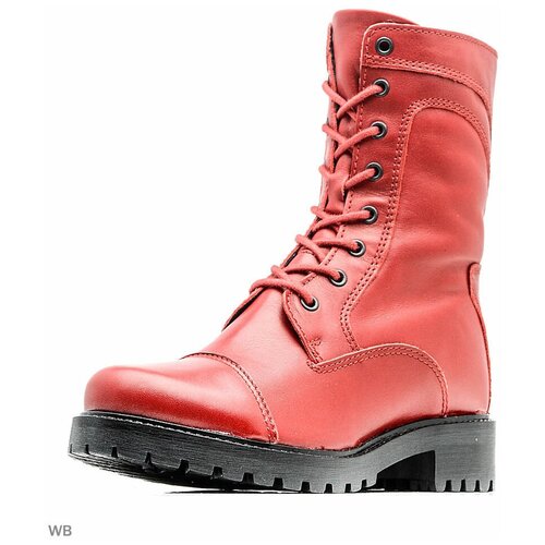 фото Ботинки женские el tempo, красный, 36