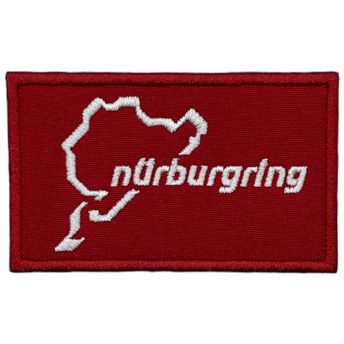 Нашивка (шеврон, патч) Nurburgring (Нюрбургринг) на термоплёнке 84х51 мм