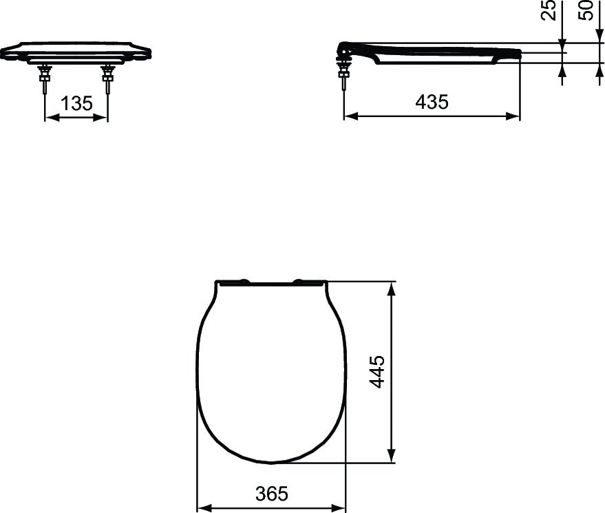 Крышка-сиденье для унитаза Ideal STANDARD Esedra T3181 дюропласт с микролифтом белый - фотография № 19