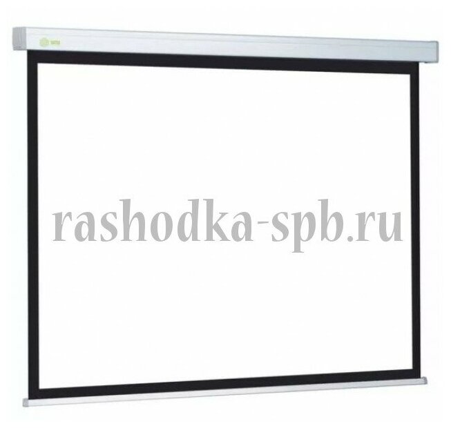 Экран рулонный Cactus Wallscreen CS-PSW-124X221-SG - фото №8