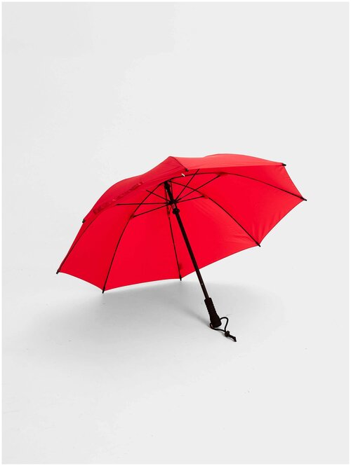 Зонт механика, купол 97 см, 8 спиц, красный