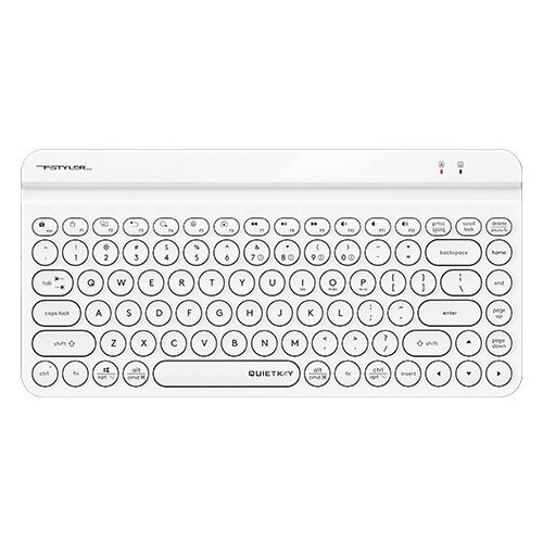 Клавиатура A4Tech Fstyler FBK30 белый USB беспроводная BTRadio slim Multimedia 240000₽