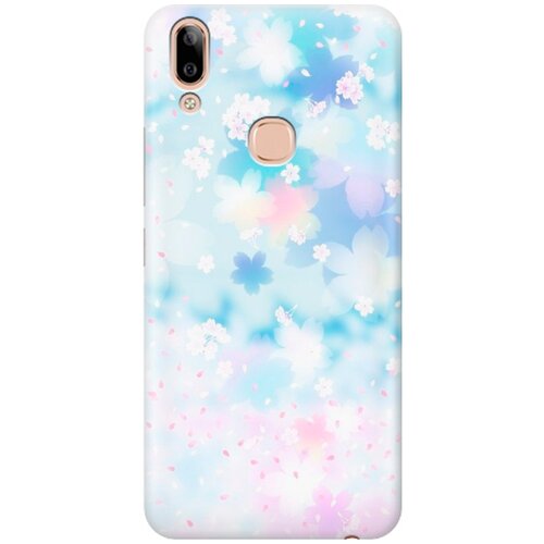 фото Re:pa накладка transparent для vivo y85 / v9 с принтом "цветение сакуры"