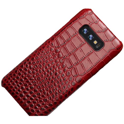 фото Чехол-накладка-бампер mypads premium для huawei mate 20 pro / mate 20 rs 6.39 из натуральной кожи с тиснением крокодила экзотическая неповторимая фактура ручная работа красный