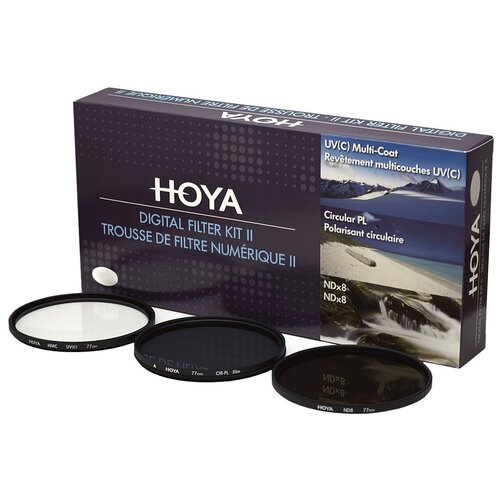 Набор светофильтров Hoya UV (C) HMC MULTI, PL-CIR, NDX8 43MM