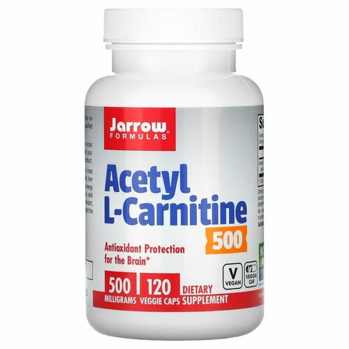 laperva l carnitine 50 veggie gummies 500 mg Jarrow Formulas, Acetyl L-Carnitine, 500 mg, 120 Veggie Caps