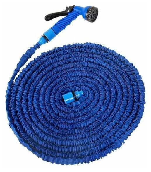 Шланг садовый для полива Magic Hose растягивающийся с пистолетом 60м