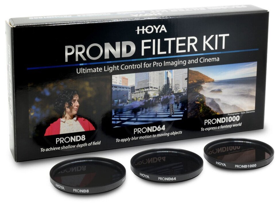 Комплект светофильтров Hoya PRO ND Filter Kit 8/64/1000 58мм, нейтральный