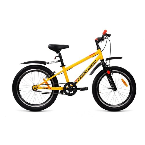 фото Велосипед детский 20" forward unit 20 1.0 рама 10,5" жёлтый 1bkw1j101002