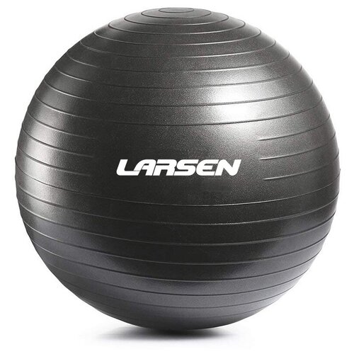 фото Мяч гимнастический larsen rg-4 серый 85 см