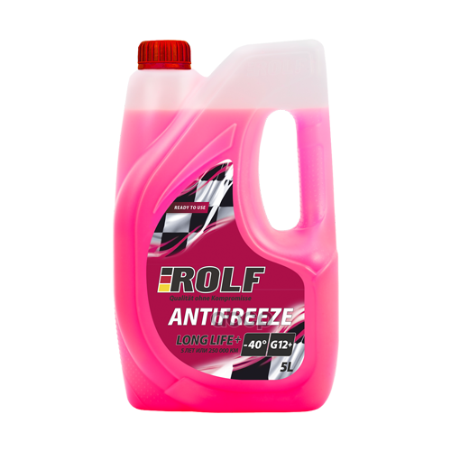 Антифриз G12+ Rolf Antifreeze Готовый 5Л -40°С Красный ROLF арт. 70012