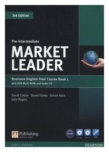 Market Leader 3rd Edition Pre-Intermediate Flexi Course Book 1 + DVD + CD