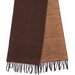 Двухсторонний шарф в коричневых тонах Halstech K87DD