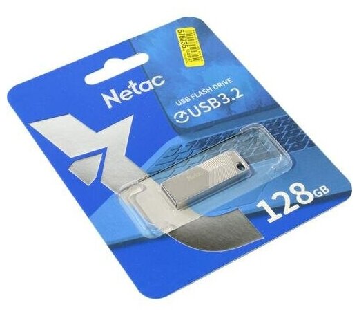 Флешка Netac UM1 128ГБ USB3.2 серебристый (NT03UM1N-128G-32PN) - фото №17