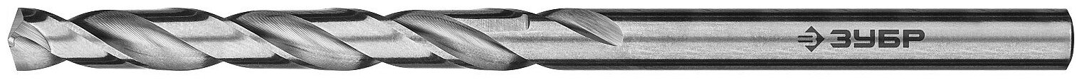 ЗУБР ПРОФ-а 4.3х80мм, Сверло по металлу, сталь Р6М5, класс А - фотография № 2