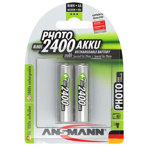 фото Аккумулятор aa - ansmann photo 2400mah bl2 (2 штуки) 5030492-ru / 16705