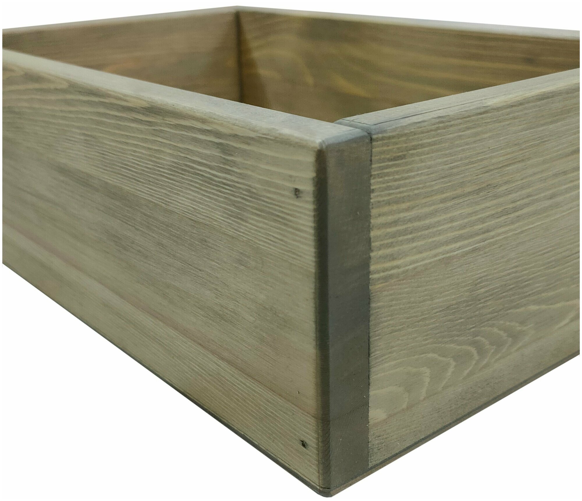 Деревянный ящик 32,8х21,8х10,4 см, ZELwoodBOX, рустикальный дуб - фотография № 2