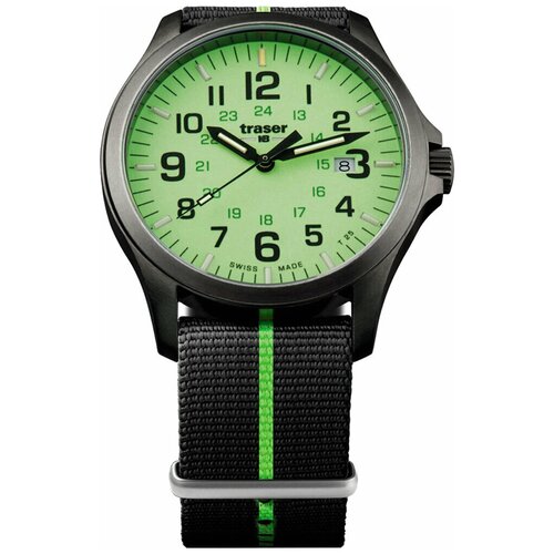 фото Наручные часы traser наручные часы traser 107429, зеленый, черный