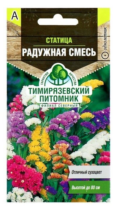 Семена цветов Статица "Радужная смесь", О, 0,1 г