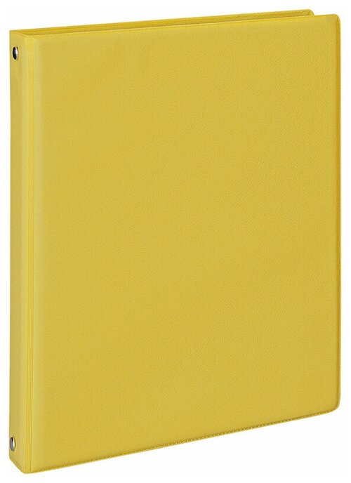 Тетрадь на кольцах А5, 80 листов, ArtSpace, обложка ПВХ, желтый