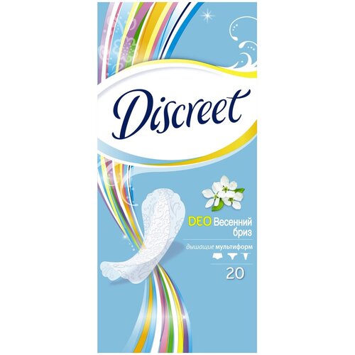 Ежедневные прокладки Always Discreet, Deo Spring Breeze Multiform, 20 шт