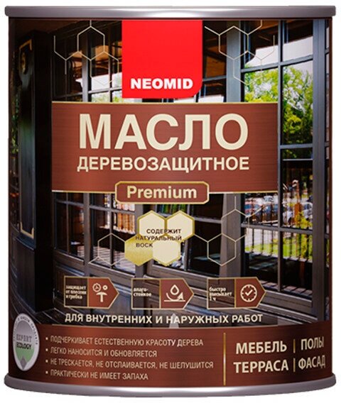 фото Масло для дерева NEOMID Premium 2л палисандр, арт.4650070648389
