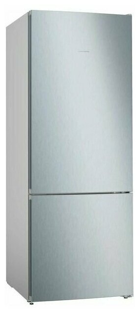 Отдельностоящий холодильник с морозильной камерой снизу SIEMENS KG55NVL20M iQ300, 1860x700x745 338/147л 41 дБ MultiAirflow FreshSense HyperFresh - фотография № 1