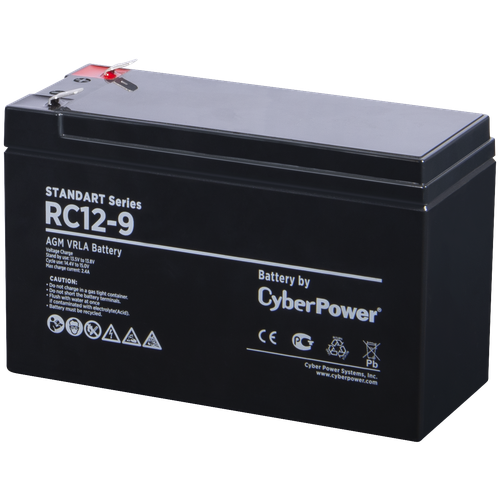 батарея для ибп cyberpower rc 12 4 5 CyberPower Аккумуляторная батарея SS RС 12-9 / 12 В 9 Ач