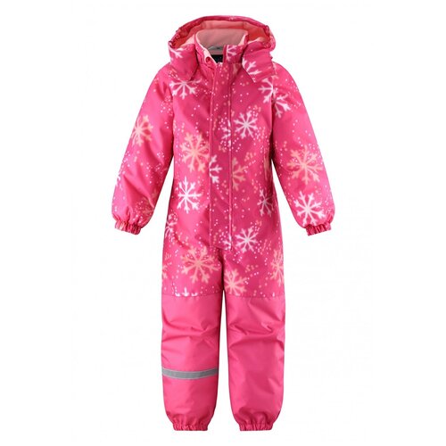 фото Комбинезон для девочки siiko 720733-4636 lassie, размер 92, цвет 4636-снежинки на ярко-розовом