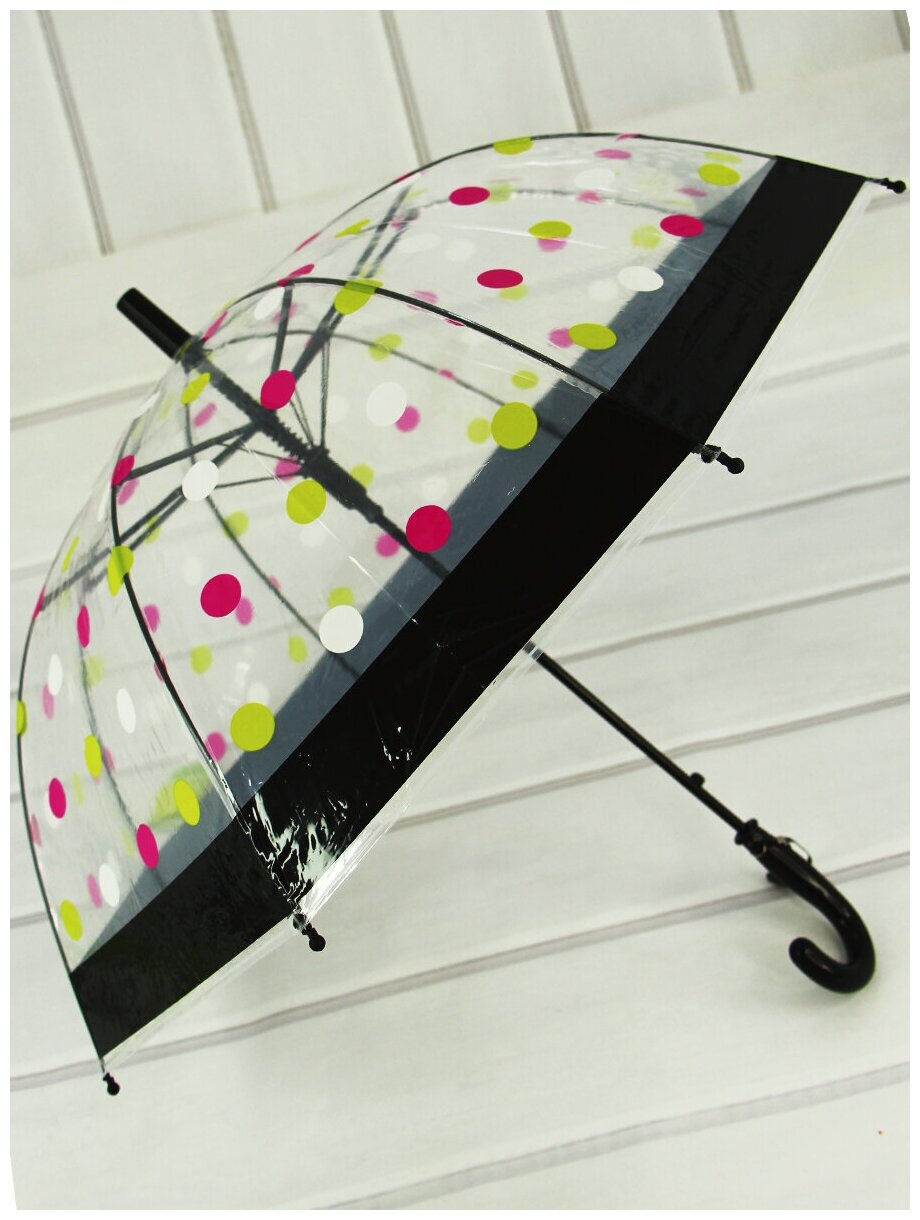 Детский зонт-трость Rain-Proof umbrella полуавтомат 259/черный