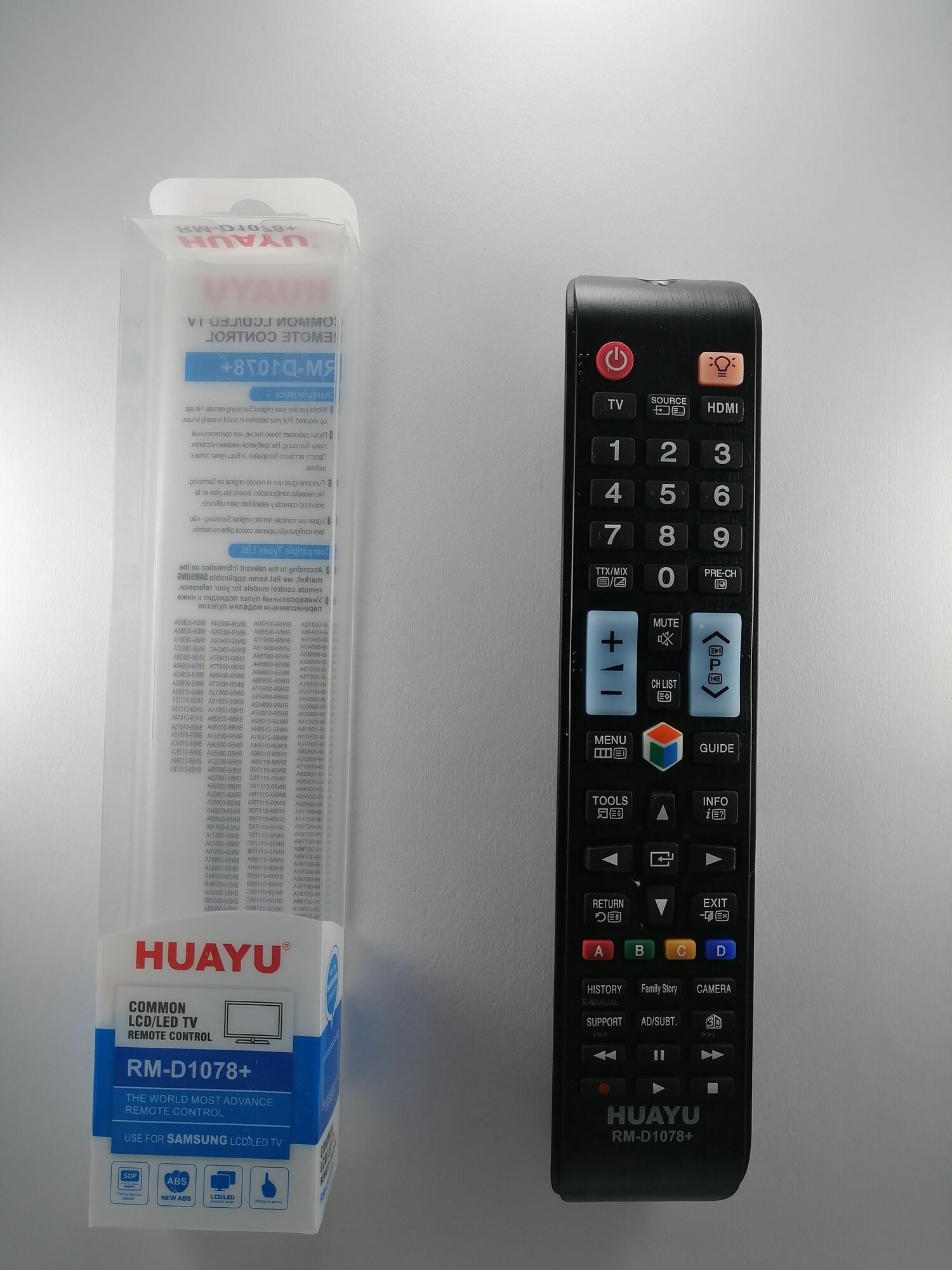 Пульт для телевизоров Samsung Huayu RM-D1078+ - фото №13