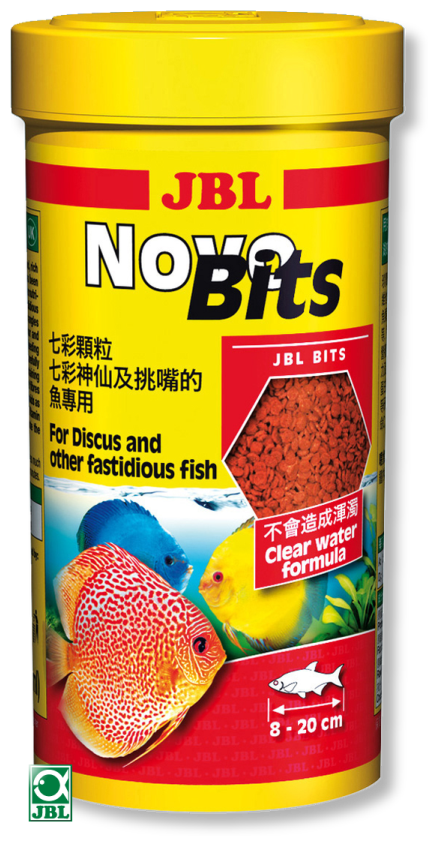 JBL NovoBits - Осн. корм для привередливых акв. рыб, гранулы, 250 мл (110 г) - фотография № 7