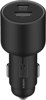 Автомобильное зарядное устройство Xiaomi 67W Car Charger (USB-A + Type-C) черный