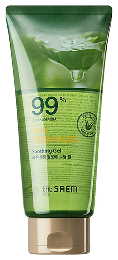 Универсальный увлажняющий гель с алоэ 99% в тубе [The Saem] Jeju Fresh Aloe Soothing Gel 99%