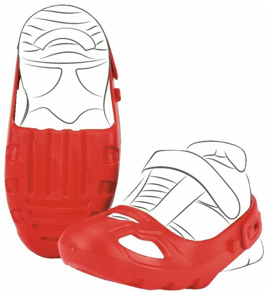 Защита для обуви, Big (размер 21-27, красная)